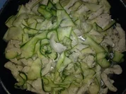 Rezept: Putenfilet mit Zucchininudeln Putenfilet mit Zucchininudeln - Rezept