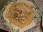 Frikassee vom gebadeten Hühnchen - Rezept