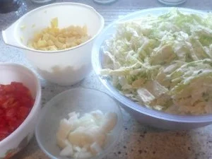 Rezept: Deftige Wirsingpfanne mit Kartoffeln und Hack Bild Nr. 6 Deftige Wirsingpfanne mit Kartoffeln und Hack - Rezept - Bild Nr. 6