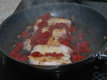 gefüllte Schnitzelröllchen mit Tomaten-Dillsahnesoße... - Rezept - Bild Nr. 5