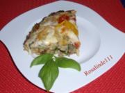 Hackfleich-Nudel-Zucchini-Pizza a la Linda - Rezept