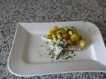 Dorade mit Kartoffelwürfel - Rezept - Bild Nr. 2