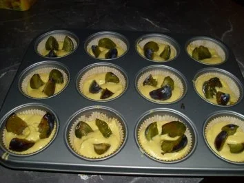 Rezept: Zwetschgen Muffeins. Bild Nr. 3 Zwetschgen Muffeins. - Rezept - Bild Nr. 3