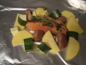 Lachspäckchen - Rezept