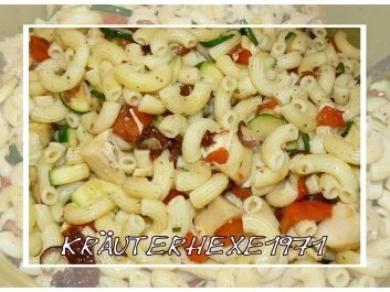 Nudelsalat "Italiano" eine neue Variante von der Kräuterhexe - Rezept