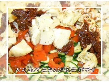 Nudelsalat "Italiano" eine neue Variante von der Kräuterhexe - Rezept - Bild Nr. 3