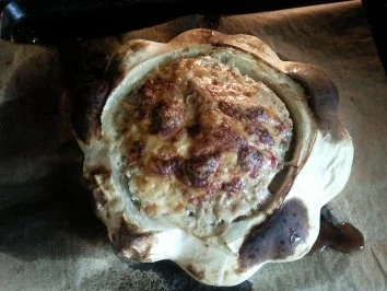 Rezept: Patisson gefüllt mit Champignon-Kräuterhackfleisch Bild Nr. 10 Patisson gefüllt mit Champignon-Kräuterhackfleisch - Rezept - Bild Nr. 10