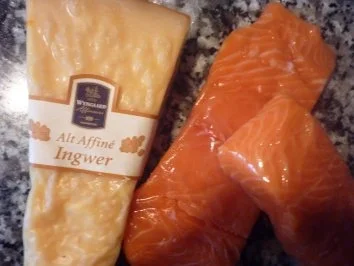 Lachs-Gemüseschiffchen mit Ingwer-Käse überbacken - Rezept - Bild Nr. 7