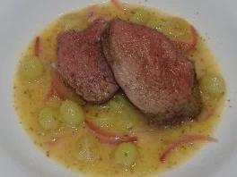 Rezept: Rinderfilet mit Traubensauce Rinderfilet mit Traubensauce - Rezept