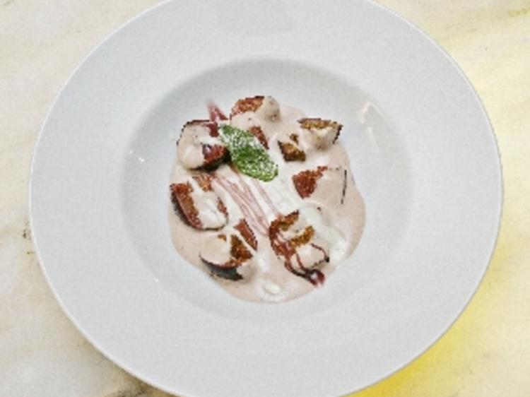 Feigen in Cassis mit Zimtsoße - 85 kcal/100g