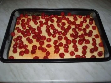 Rezept: Kirschkuchen mit Schmandguss Bild Nr. 2 Kirschkuchen mit Schmandguss - Rezept - Bild Nr. 2