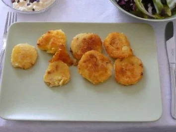 Resteverwertung : Klöße aufgebraten mit Leberkäse an viel Gemüse - Rezept - Bild Nr. 2