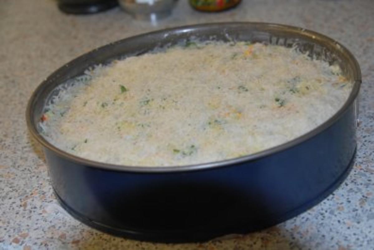 Reiskuchen mit Zucchini und Rucola - Rezept - Bild Nr. 6