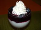 Dessert:  BLAUBEER - QUARKJOGHURT - Rezept