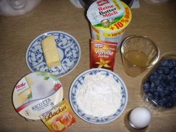 Ricotta-Plätzchen mit Blaubeeren - Rezept - Bild Nr. 2