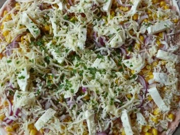 Rezept: Pizza Tonno Bild Nr. 2 Pizza Tonno - Rezept - Bild Nr. 2