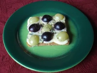 Trauben - Käse - Toast - Rezept
