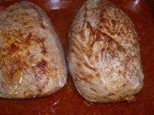 Gefüllter Rinderschmorbraten mit Pfifferlingkruste - Rezept - Bild Nr. 9