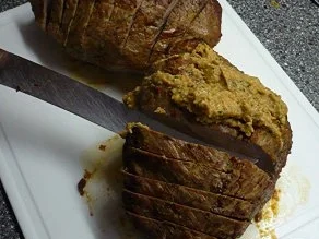 Gefüllter Rinderschmorbraten mit Pfifferlingkruste - Rezept - Bild Nr. 13