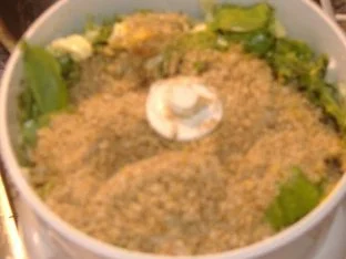 Hähnchenbrust mit Mandel-Basilikum-Füllung - Rezept - Bild Nr. 3