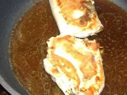 Hähnchenbrust mit Mandel-Basilikum-Füllung - Rezept - Bild Nr. 5