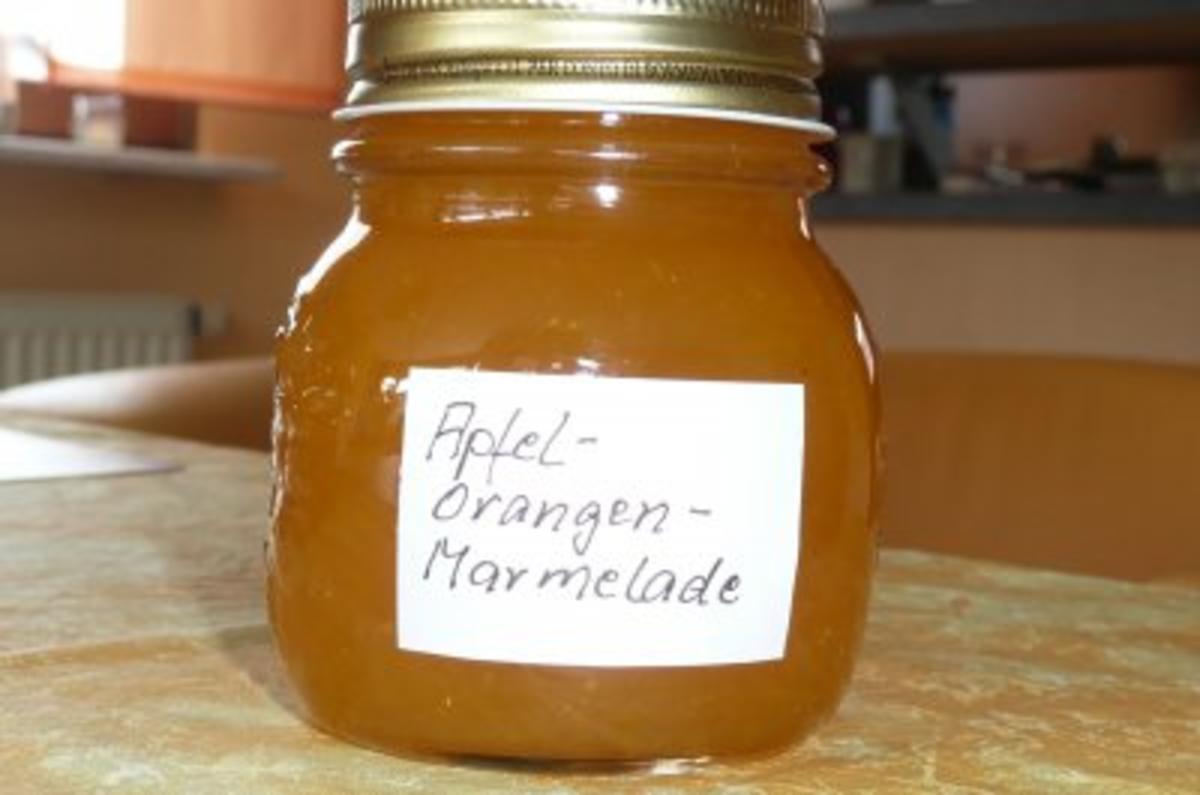 Marmelade: Apfel - Orangen - Rezept