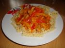 Schweinegeschnetzeltes mit Paprika-Rahm - Rezept