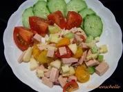 Bunter Wurstsalat - Rezept