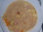 Kassler-Sauerkraut-Kartoffeltopf - Rezept