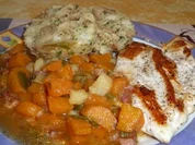 Rezept: Gemüse: Geschmorte Karotten mit Hähnchenbrustfilet Gemüse: Geschmorte Karotten mit Hähnchenbrustfilet - Rezept