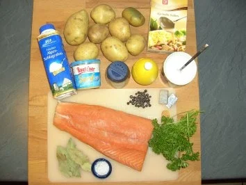 Rezept: Lachsfilet in Senf-Dill-Sauce Bild Nr. 2 Lachsfilet in Senf-Dill-Sauce - Rezept - Bild Nr. 2