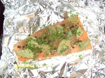 Rezept: Lachsfilet in Senf-Dill-Sauce Bild Nr. 3 Lachsfilet in Senf-Dill-Sauce - Rezept - Bild Nr. 3