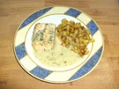 Rezept: Lachsfilet in Senf-Dill-Sauce Lachsfilet in Senf-Dill-Sauce - Rezept