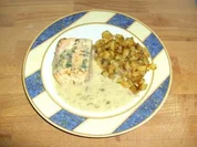 Lachsfilet in Senf-Dill-Sauce - Rezept