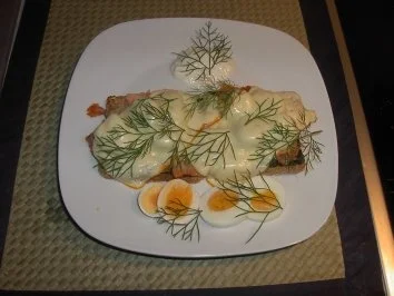 Rezept: Garnelen - Lachs - Toast Garnelen - Lachs - Toast - Rezept