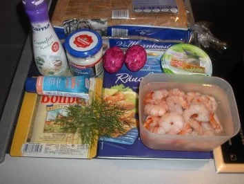 Rezept: Garnelen - Lachs - Toast Bild Nr. 2 Garnelen - Lachs - Toast - Rezept - Bild Nr. 2