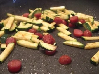 Pikante Spaghettini mit Salami - Rezept - Bild Nr. 2