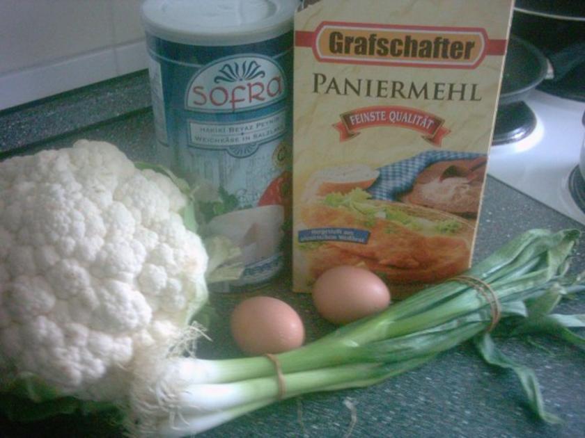 Blumenkohl - Feta - Bratlinge - Rezept mit Bild - kochbar.de