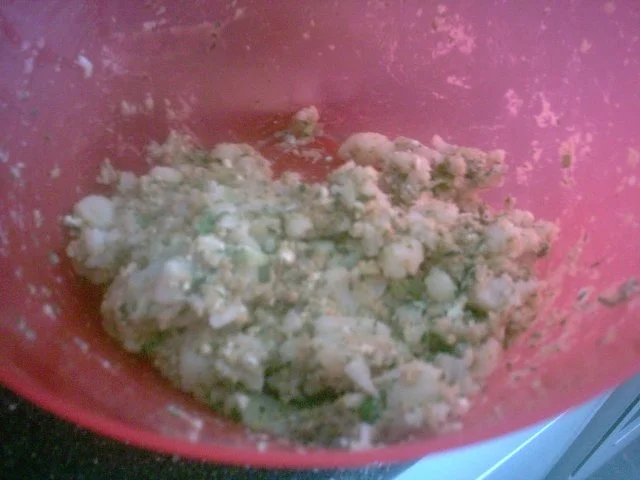 Rezept: Blumenkohl - Feta - Bratlinge Bild Nr. 7 Blumenkohl - Feta - Bratlinge - Rezept - Bild Nr. 7