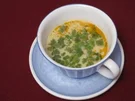 Sanddorn-Pfeffersuppe mit Red-Hot-Chili-Knacker - Rezept
