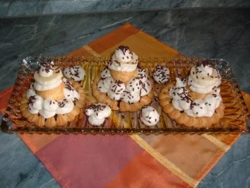 Kuchen......Bananen - Törtchen......ohne backen - Rezept