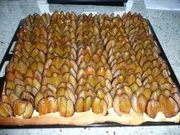 Pflaumenkuchen m. Hefeteig - Rezept