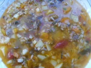 Gemüse-Reis-Süppchen - Rezept