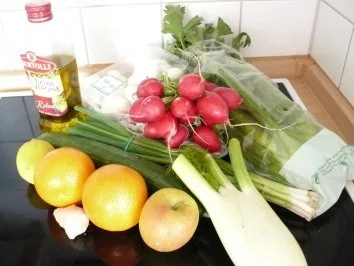 Sommersalat mit Orangen - Vinaigrette - Rezept - Bild Nr. 2