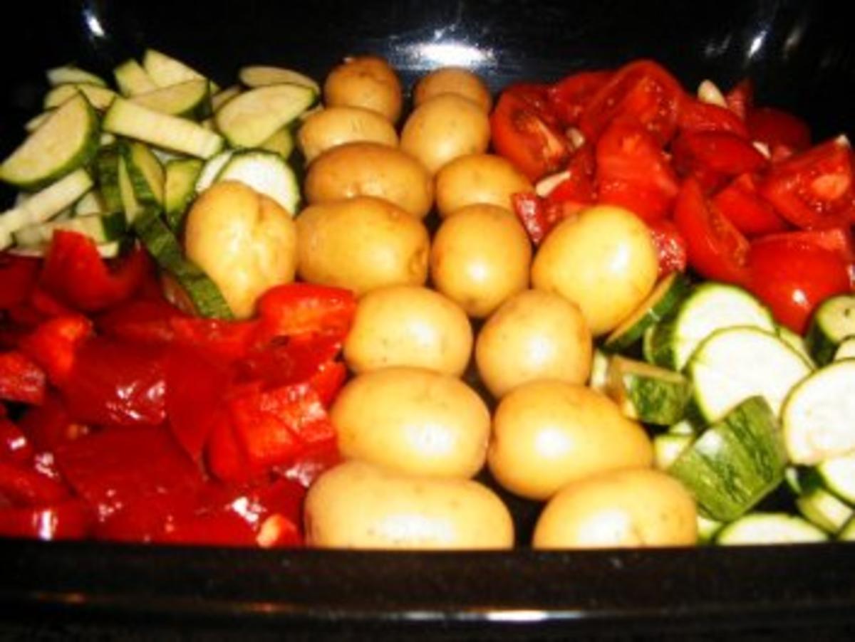 Ofengemüse mit Ofenkartoffeln - Rezept - Bild Nr. 3