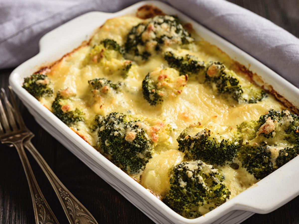 Kartoffel Gratin Mit Brokkoli Und Blumenkohl Rezept Kochbar De