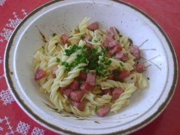 Wurstnudeln - Rezept