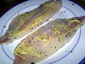 Rotbarschfilet mit Kartoffelschuppen - Rezept - Bild Nr. 5