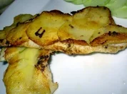 Rotbarschfilet mit Kartoffelschuppen - Rezept