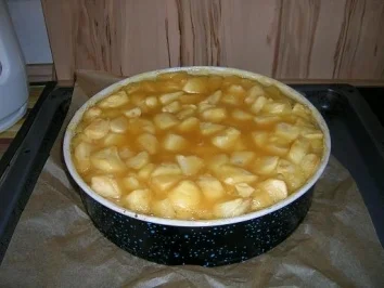 Apfel-Wein-Torte - Rezept